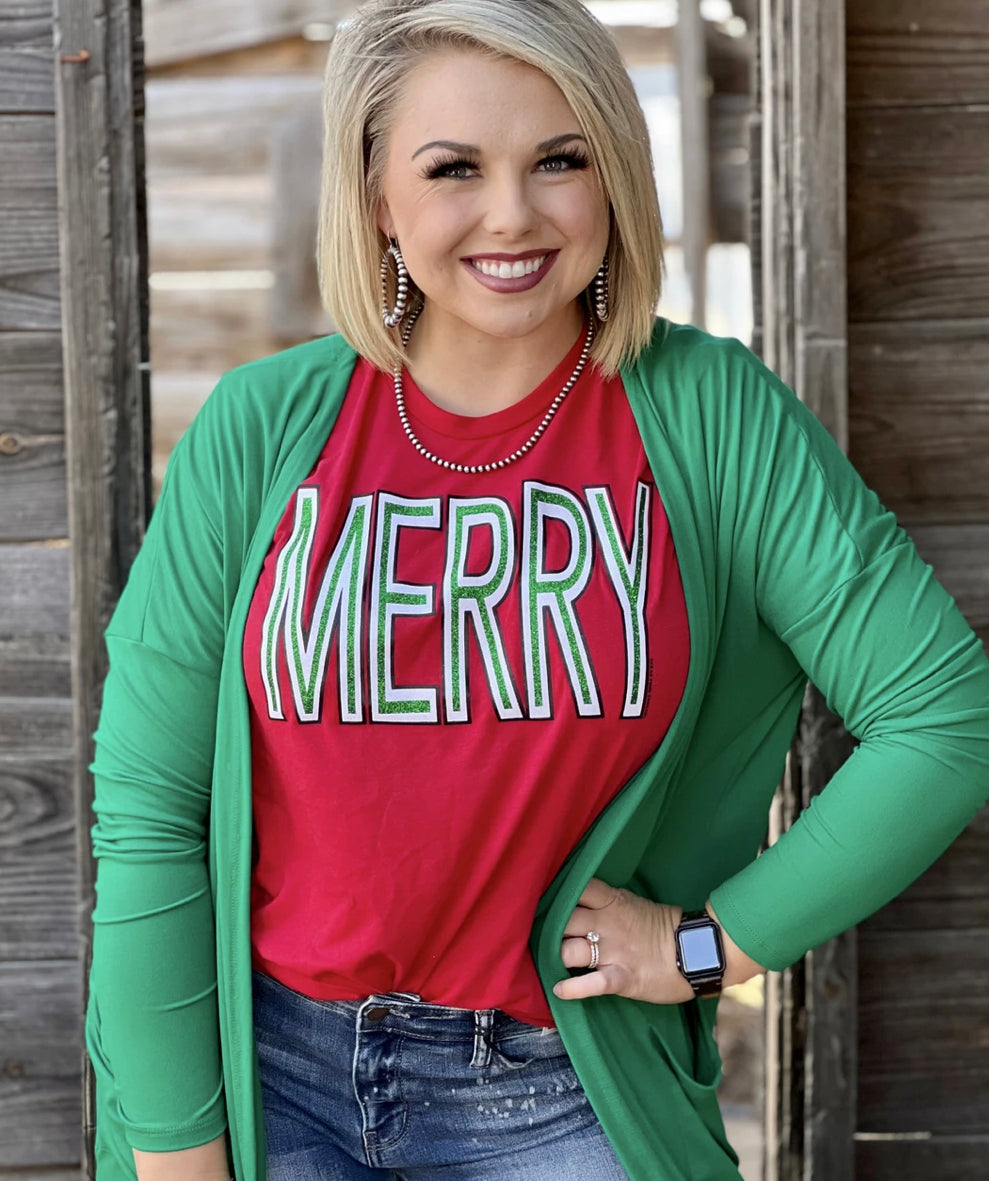 Holly Green Cardigan