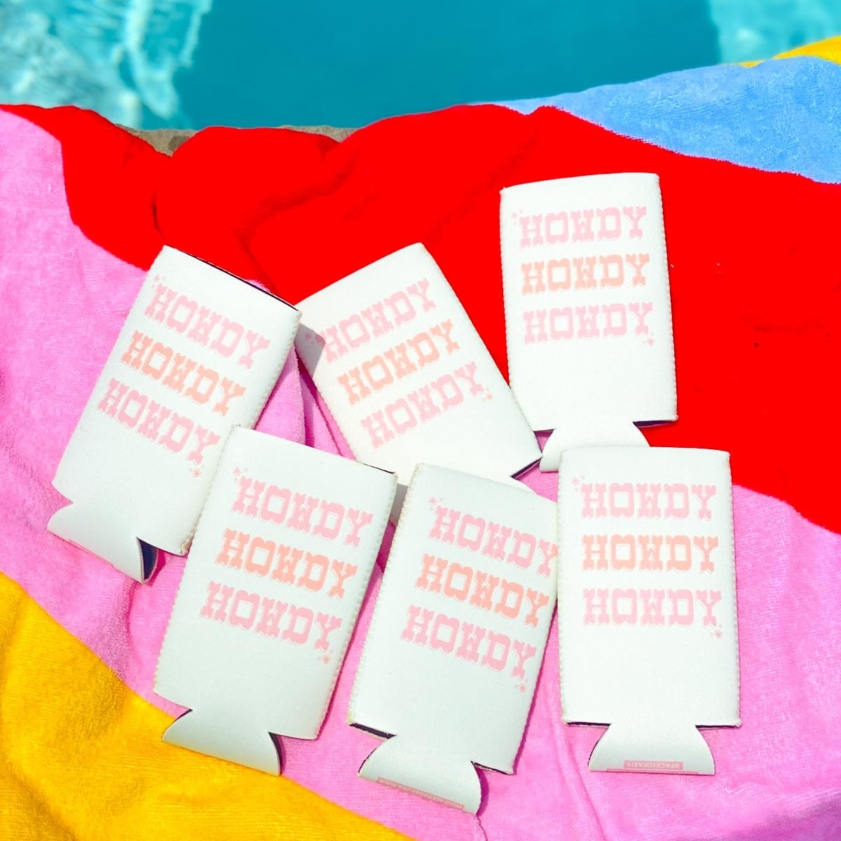 Howdy Skinny Can Cooler