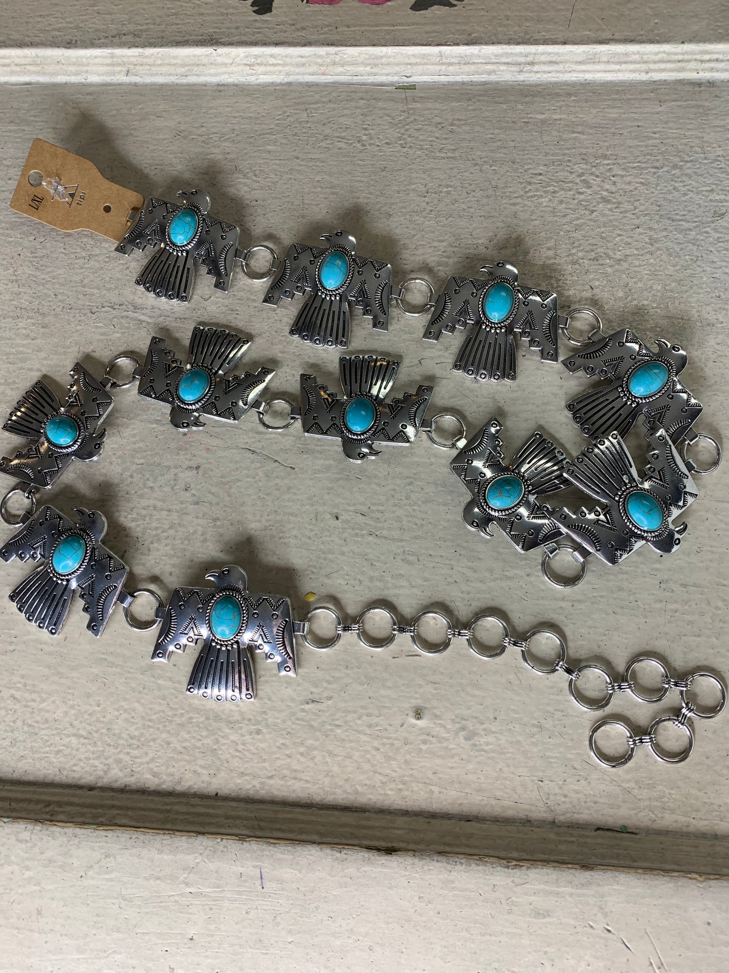 Turquoise Thunderbird Belt