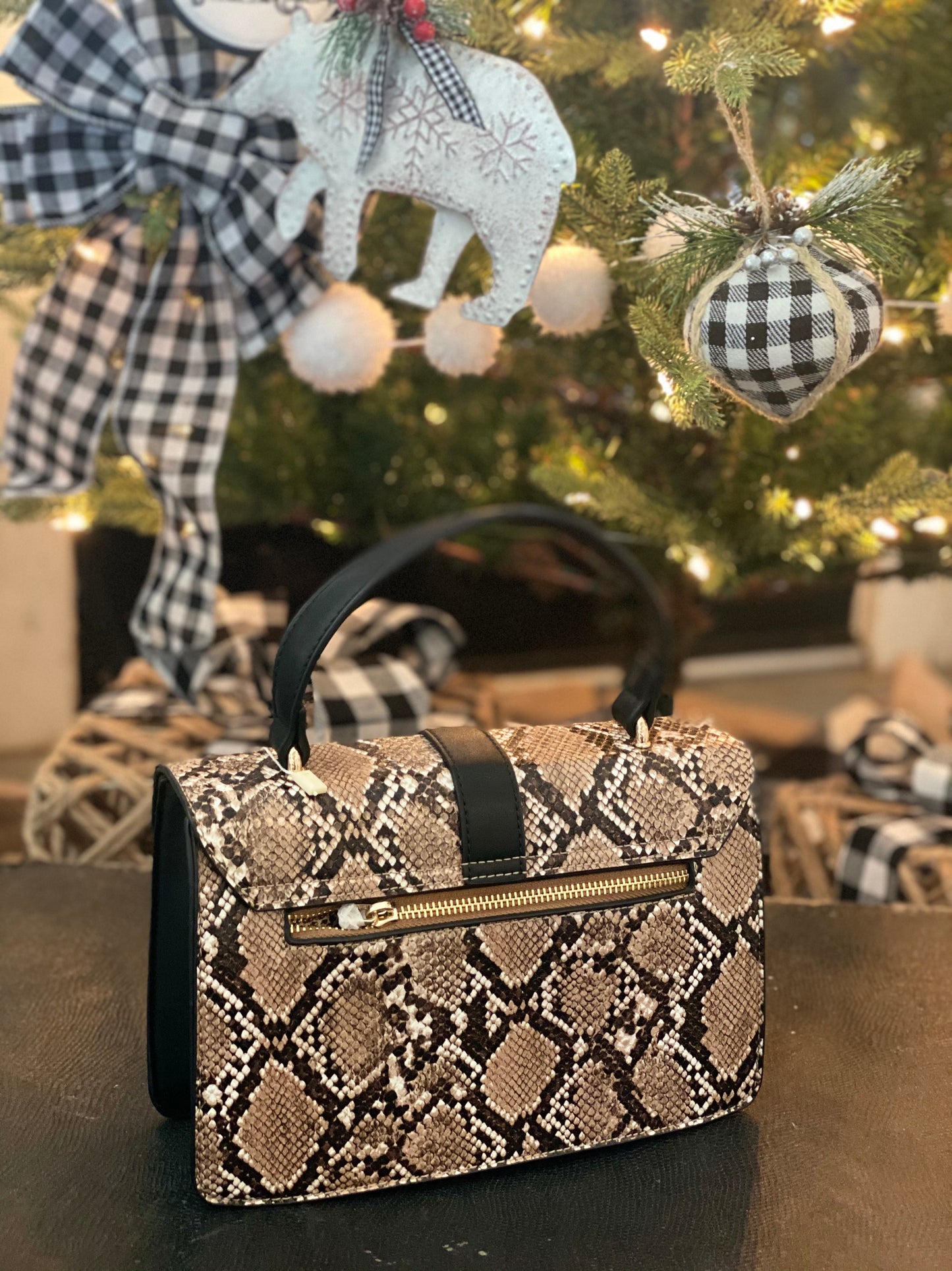 Faux Python Purse