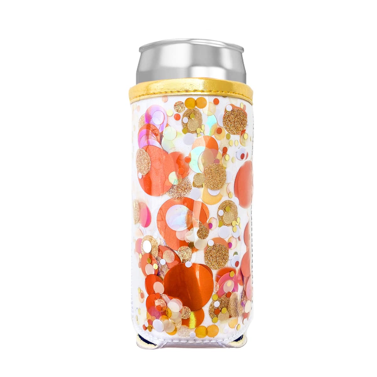 Orange Burst Skinny Can Cooler