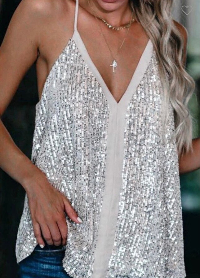 Serena Sequin Tank