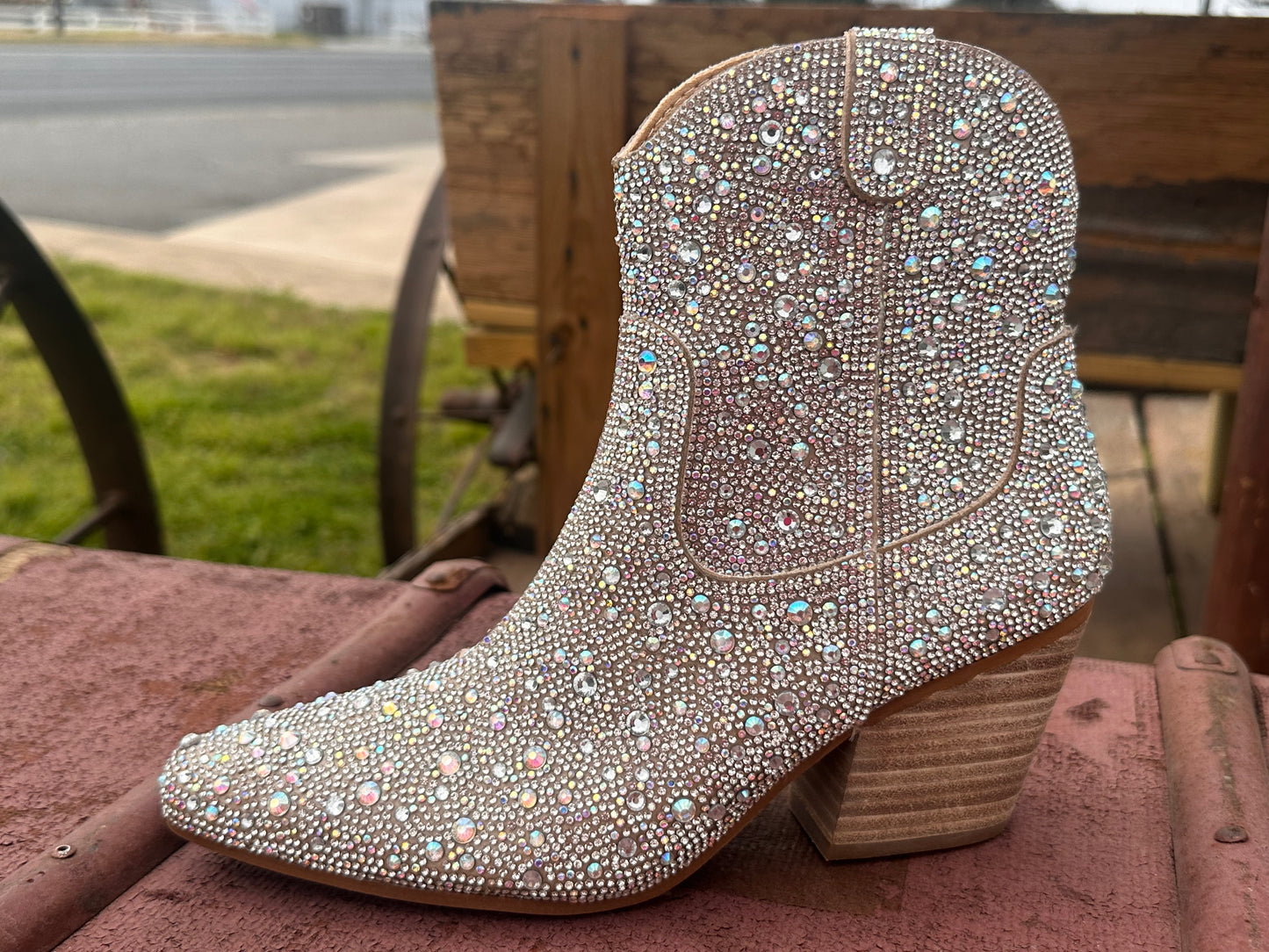 Jade Booties- Silver