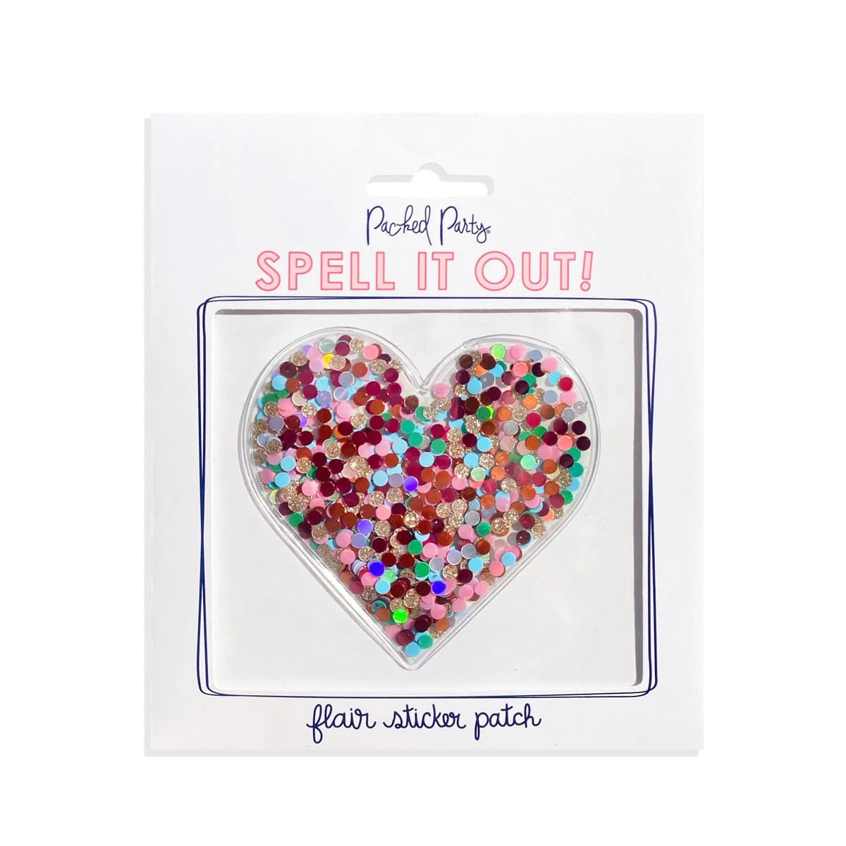 Stick To It Confetti Heart
