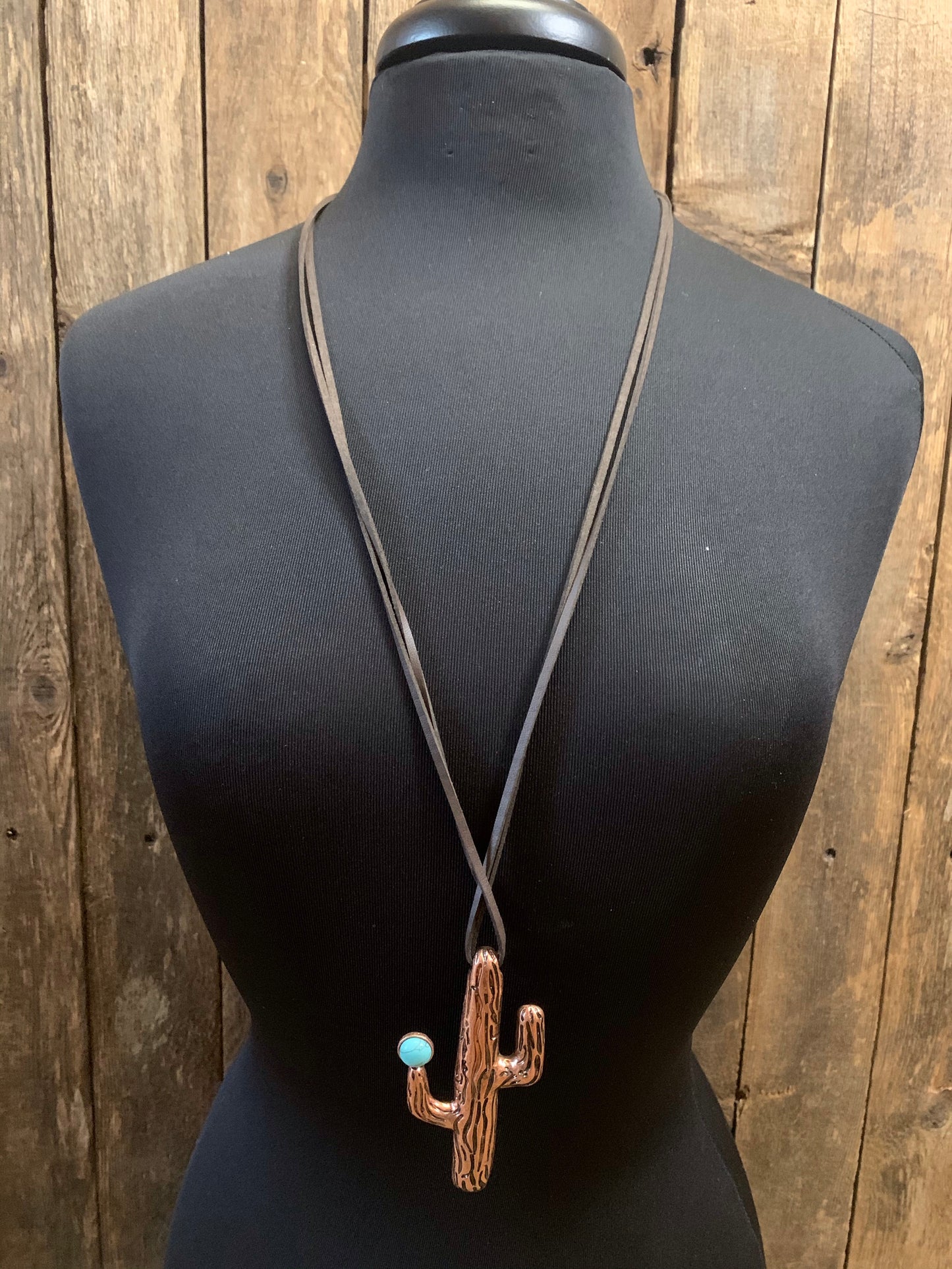 Western Cactus Necklace