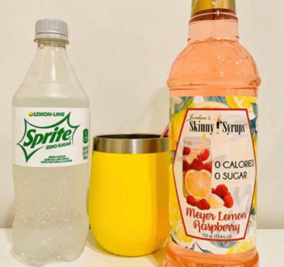 Sugar Free Meyer Lemon Raspberry Syrup