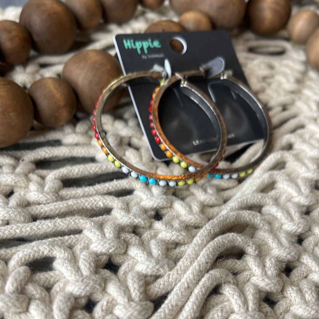Miranda Multi Color Hoops