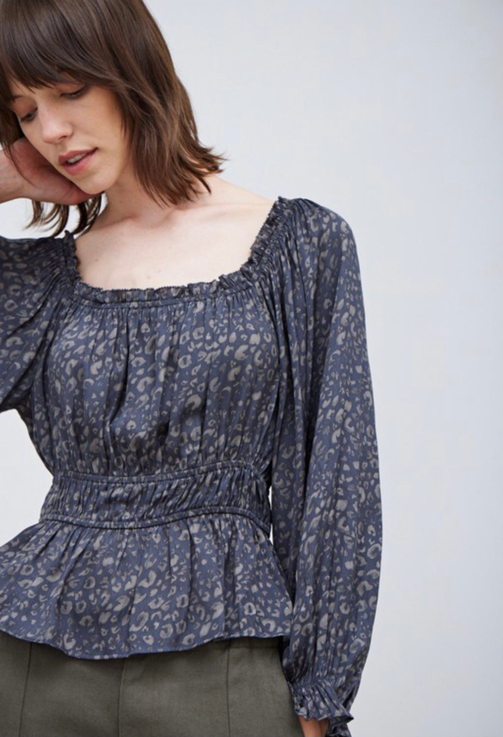 Hello There Satin Top