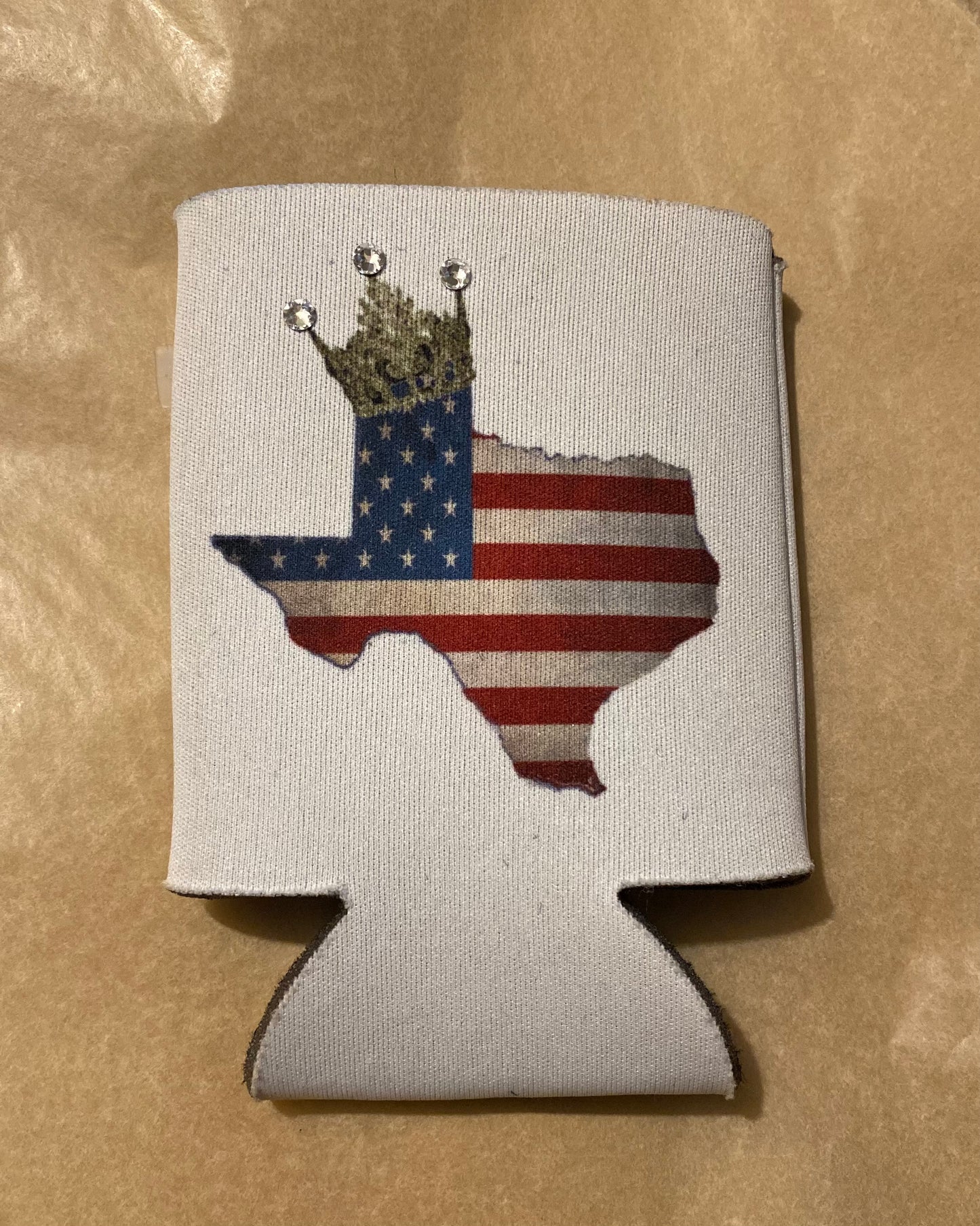 Texas Crown Koozie
