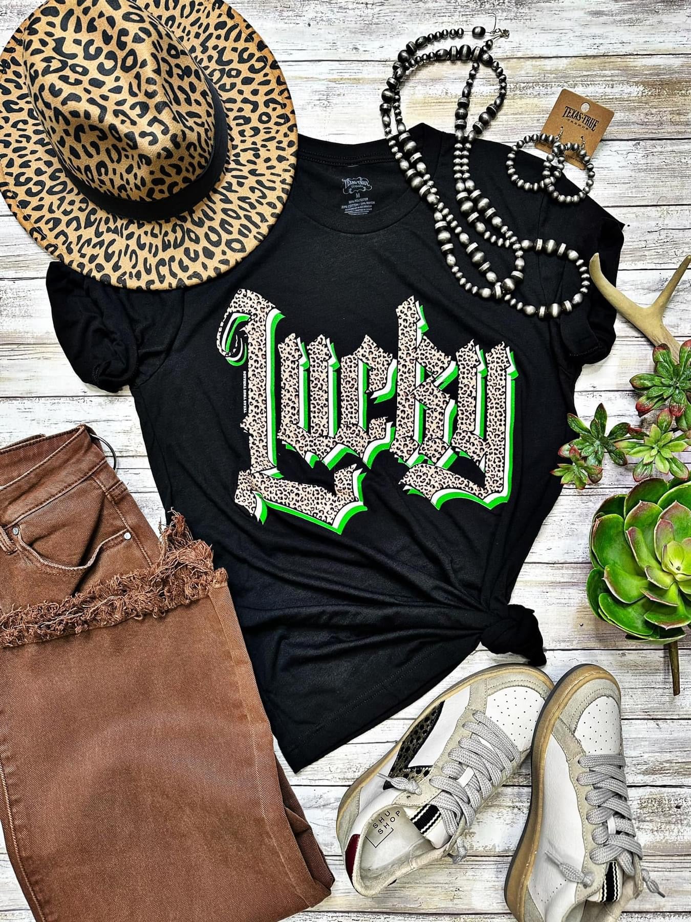 Lucky Leopard Graphic Tee