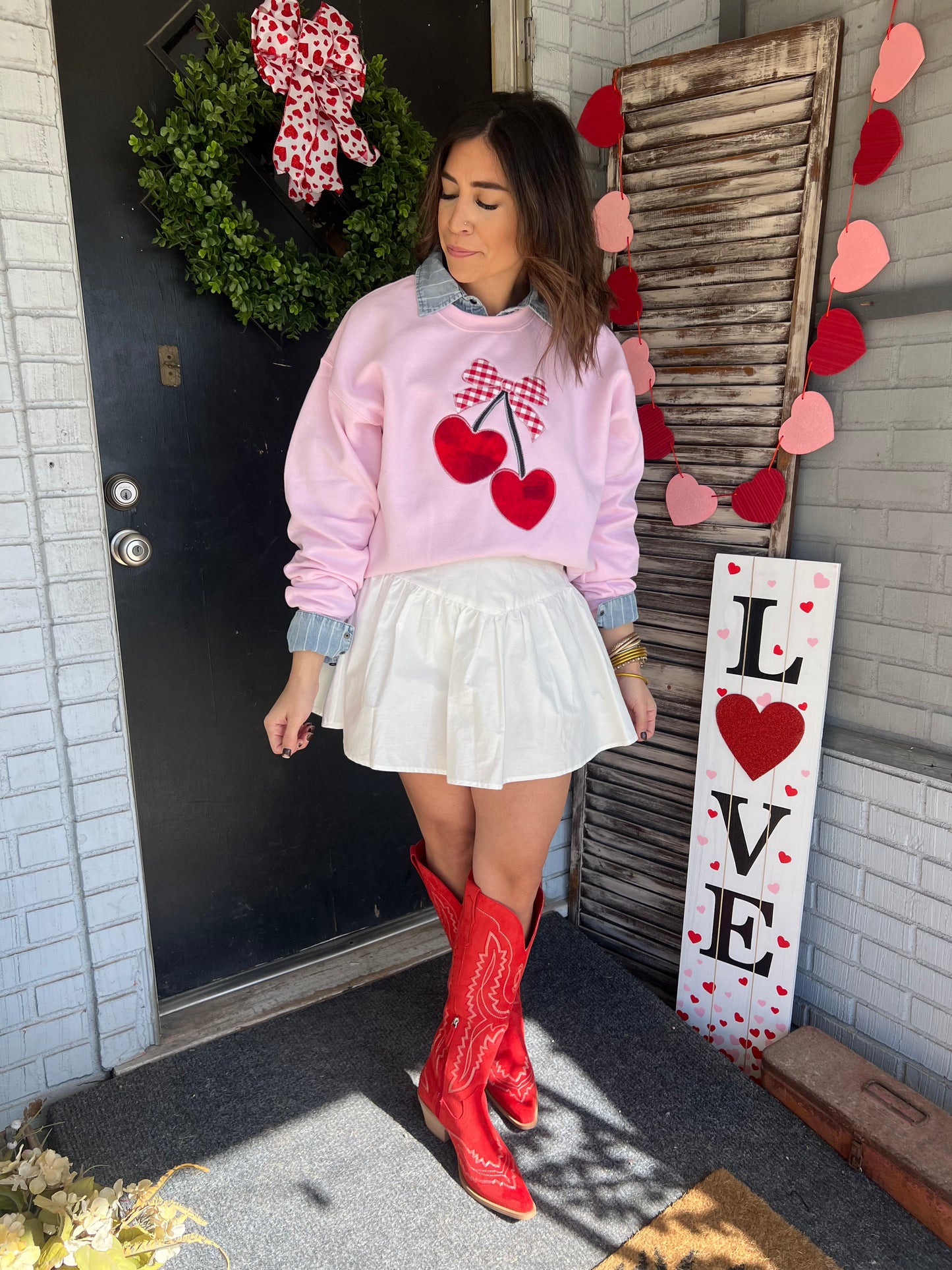 Cherry Sweetheart Sweatshirt