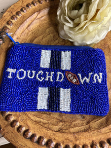 Game Day Beaded Coin Purses