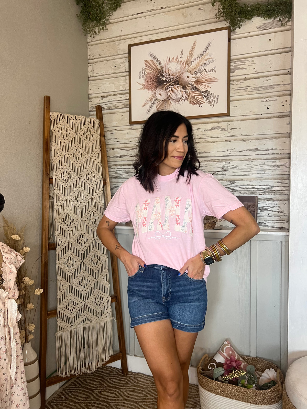 Mama Patchwork Tee