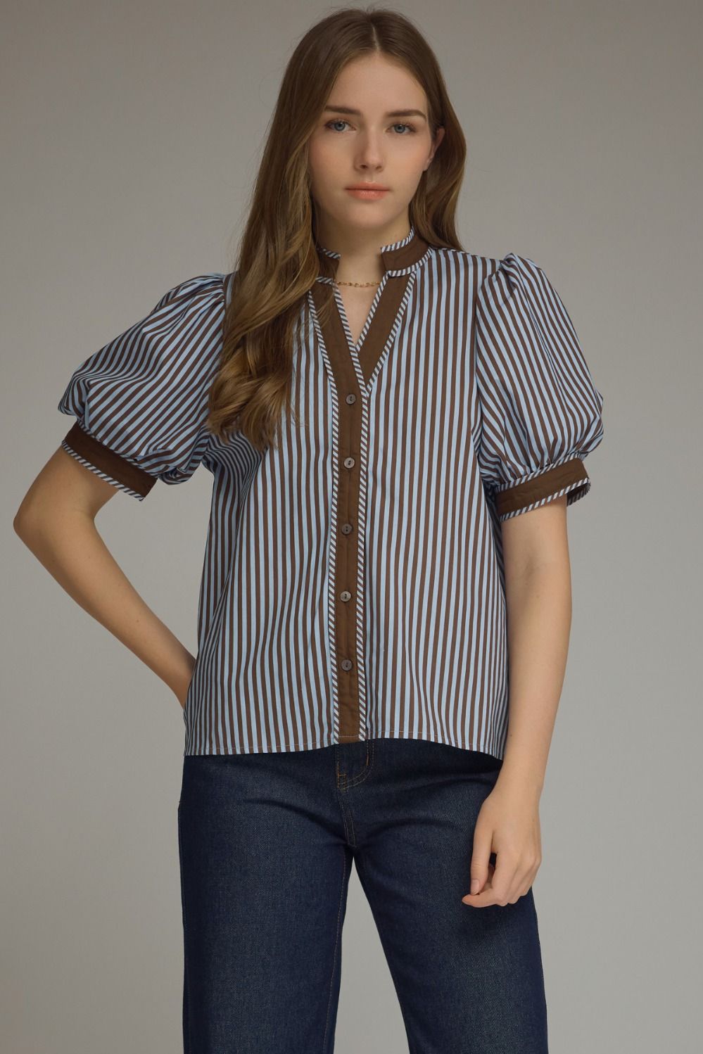 Cali Striped Blouse