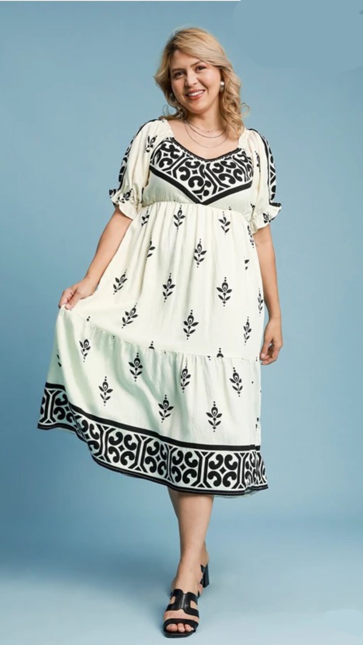 Amanda Boho Curvy Dress