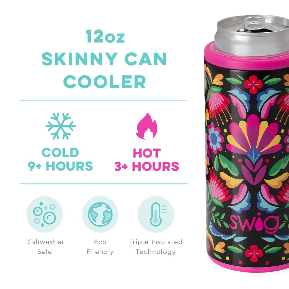 Caliente Skinny Can Cooler 12oz