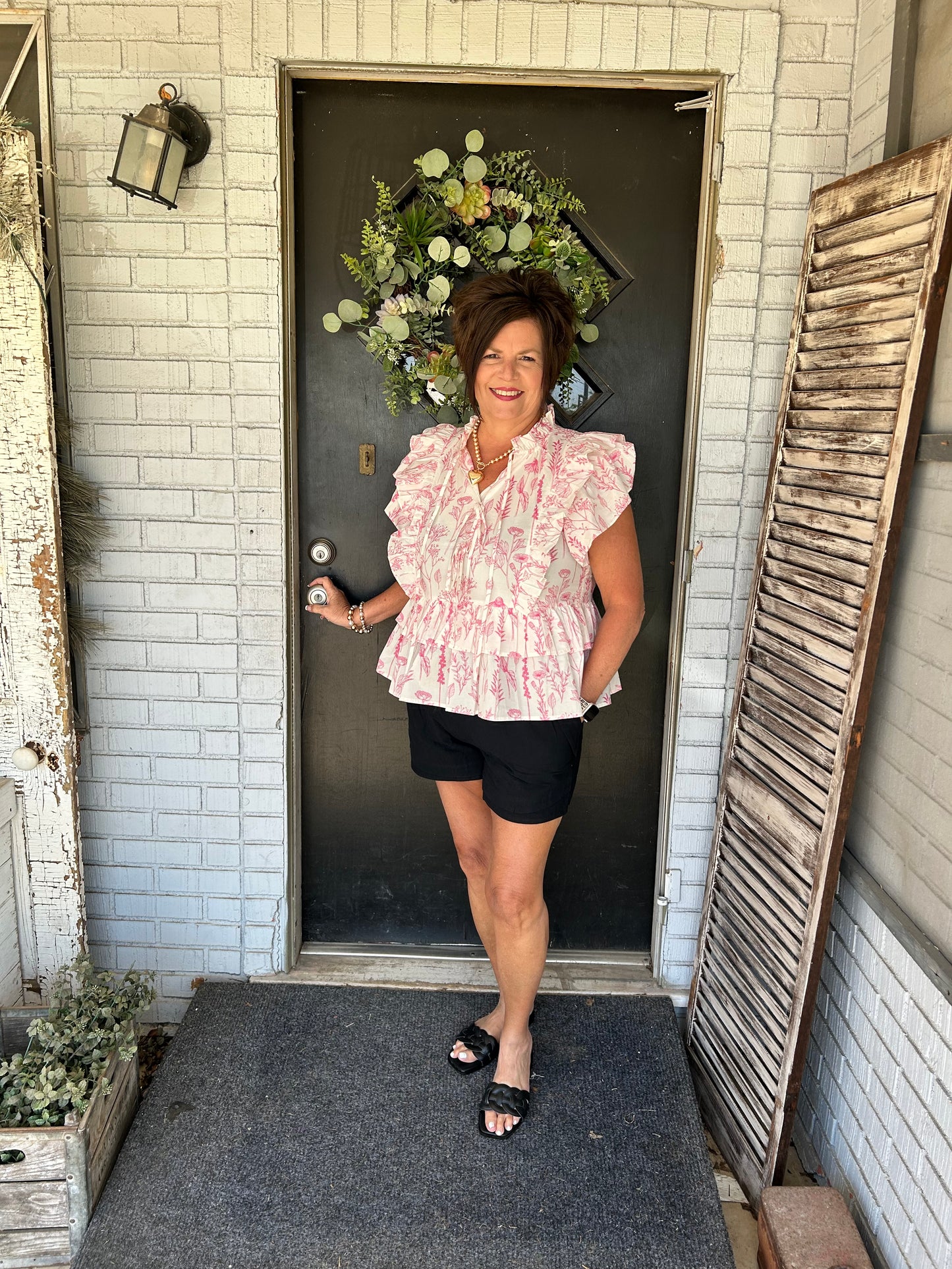 Aster Tiered Ruffled Blouse