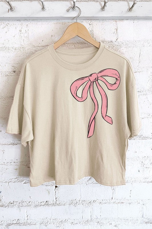 Mackenzi Coquette Bow Tee