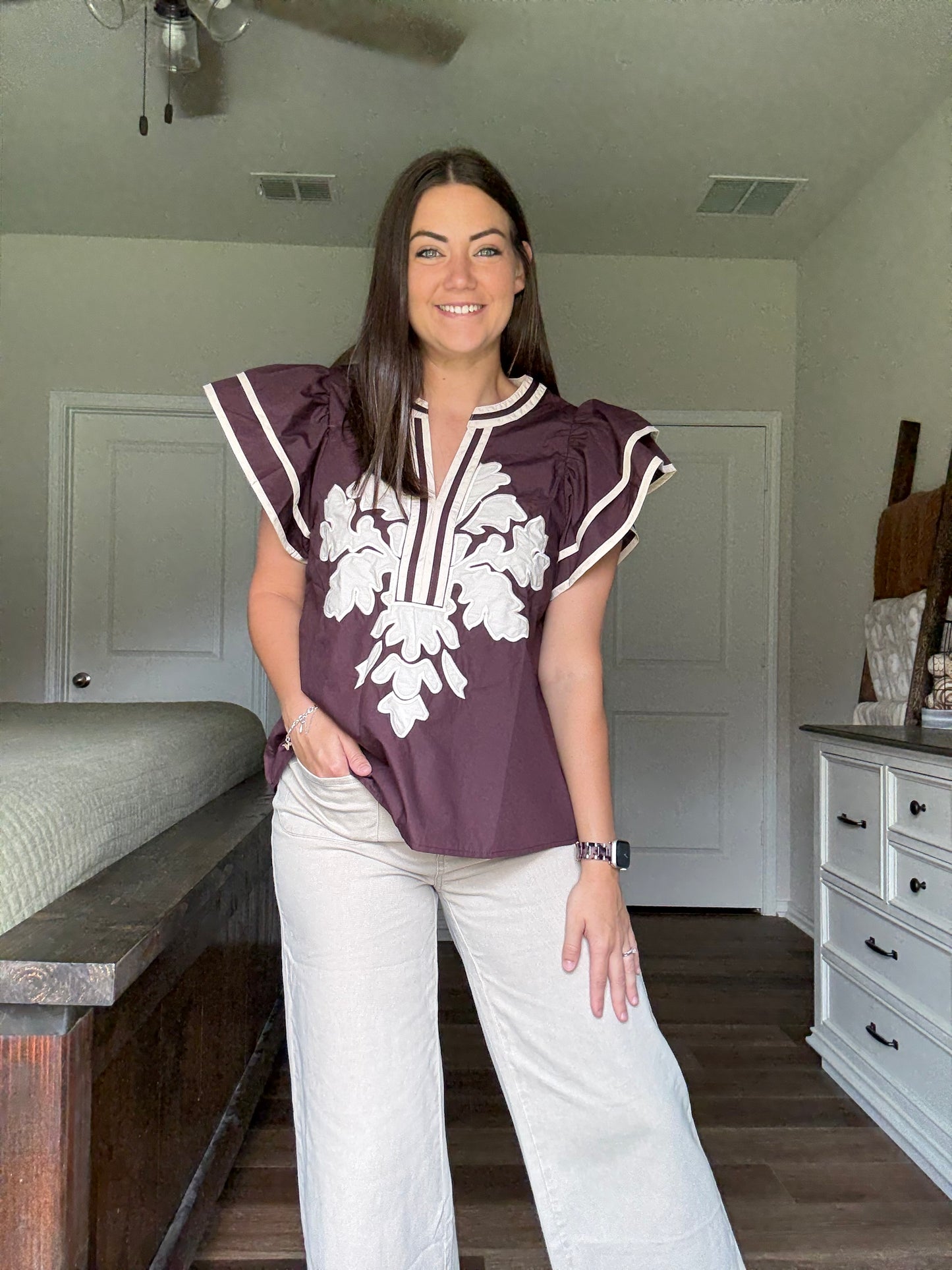 Ada Embroidered Top