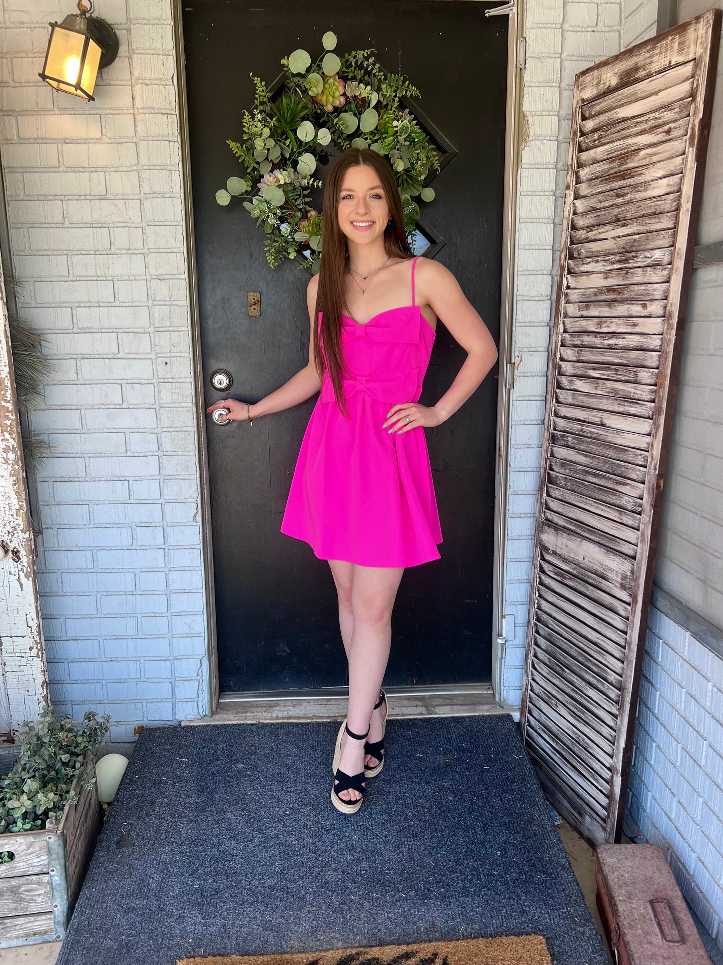 Blakelyn Double Bow Mini Dress