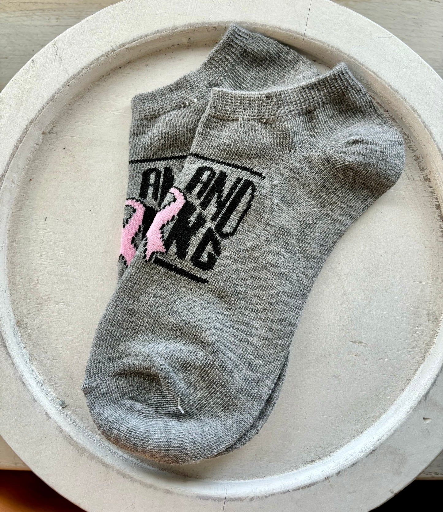 Breast Cancer Awareness Socks