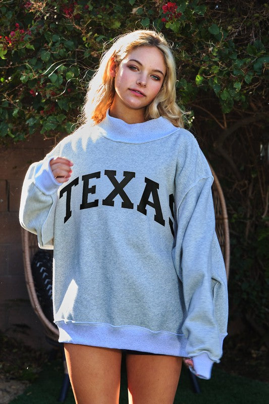 Reversible Texas Mock Neck