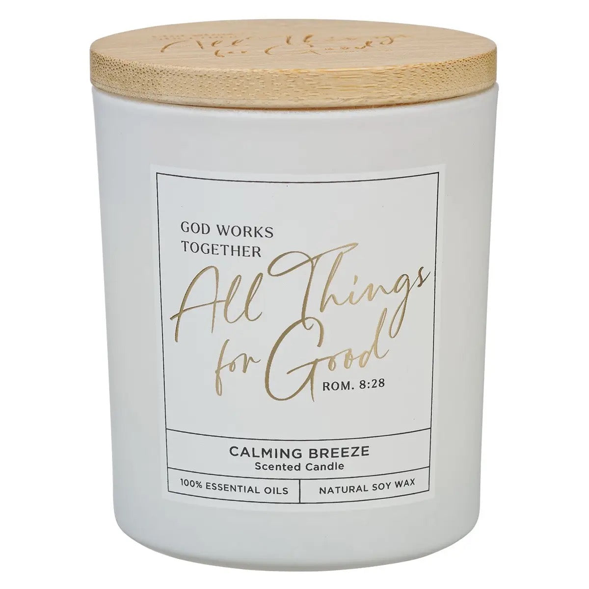 All Things for God Candle
