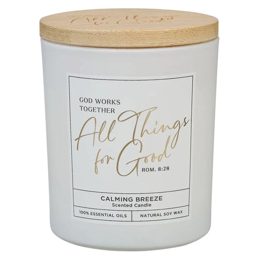 All Things for God Candle
