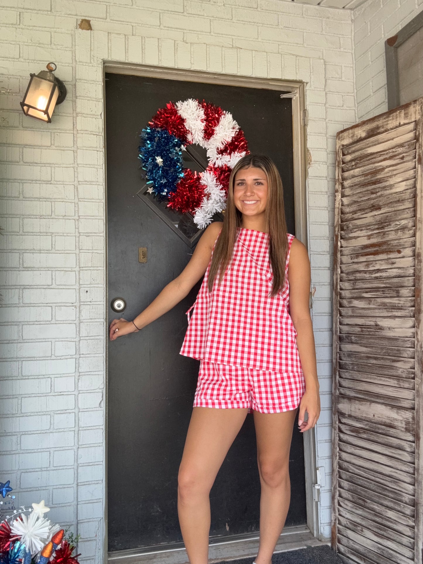 Adelyn Gingham Set
