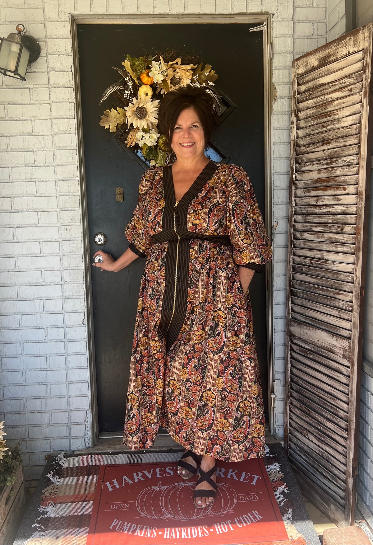 Christi Print Dress
