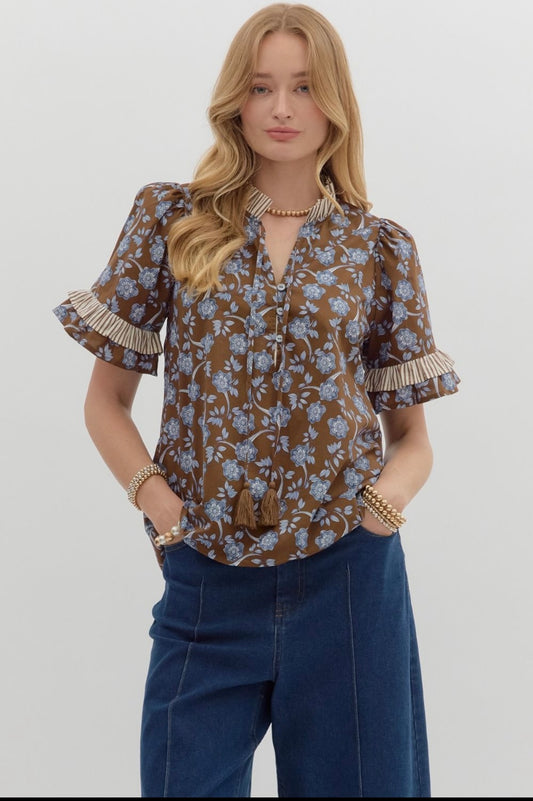 Embers V-Neck Top