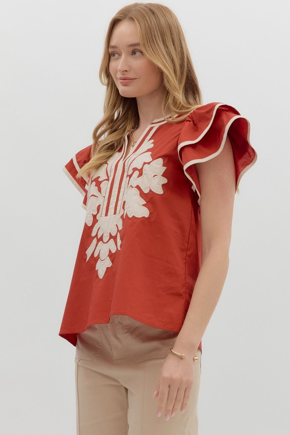 Ada Embroidered Top