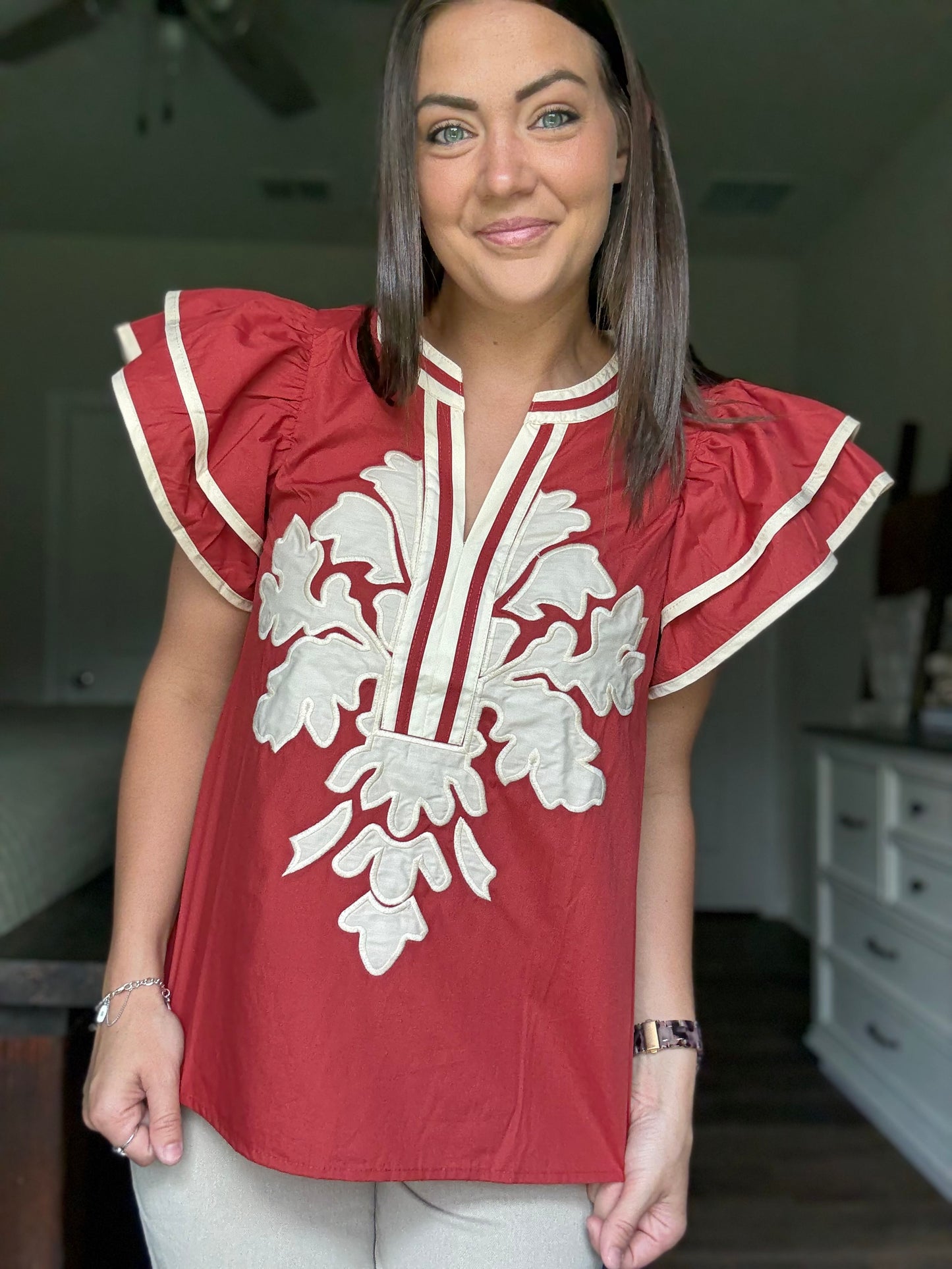Ada Embroidered Top