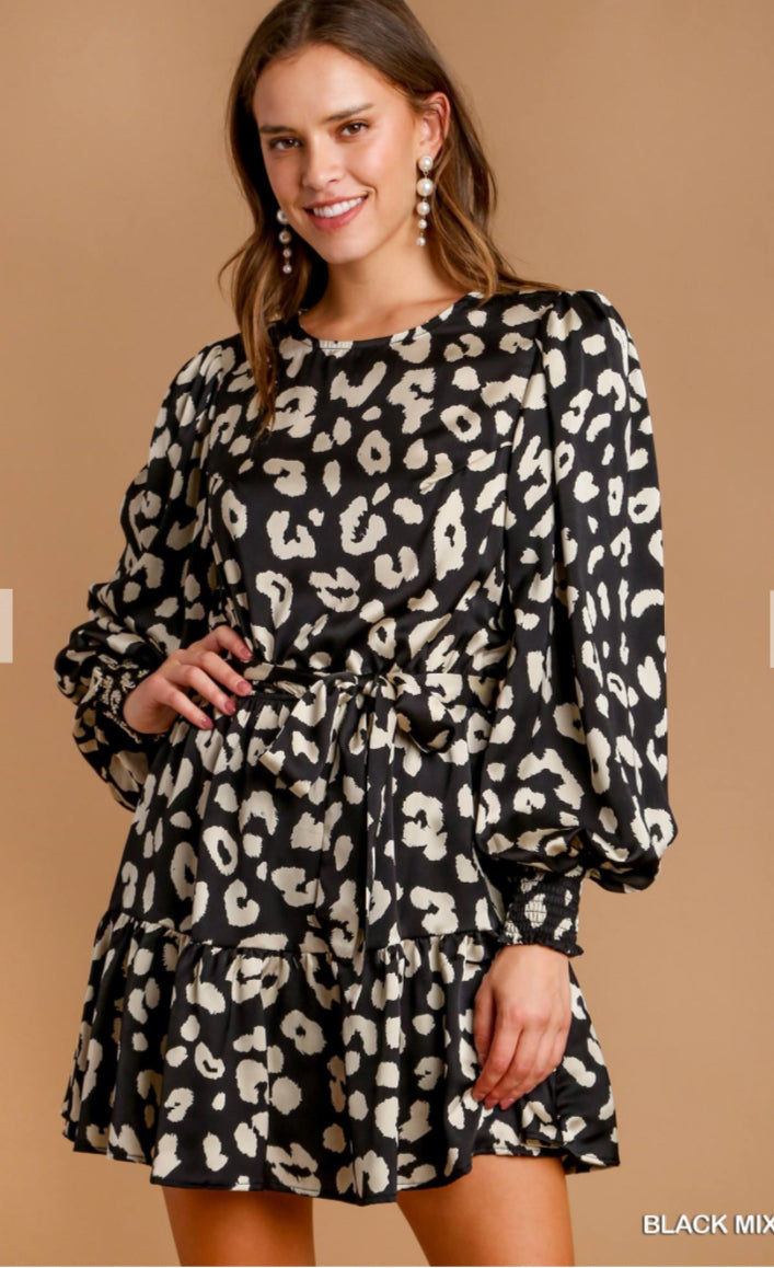 Olivia Leopard Dress