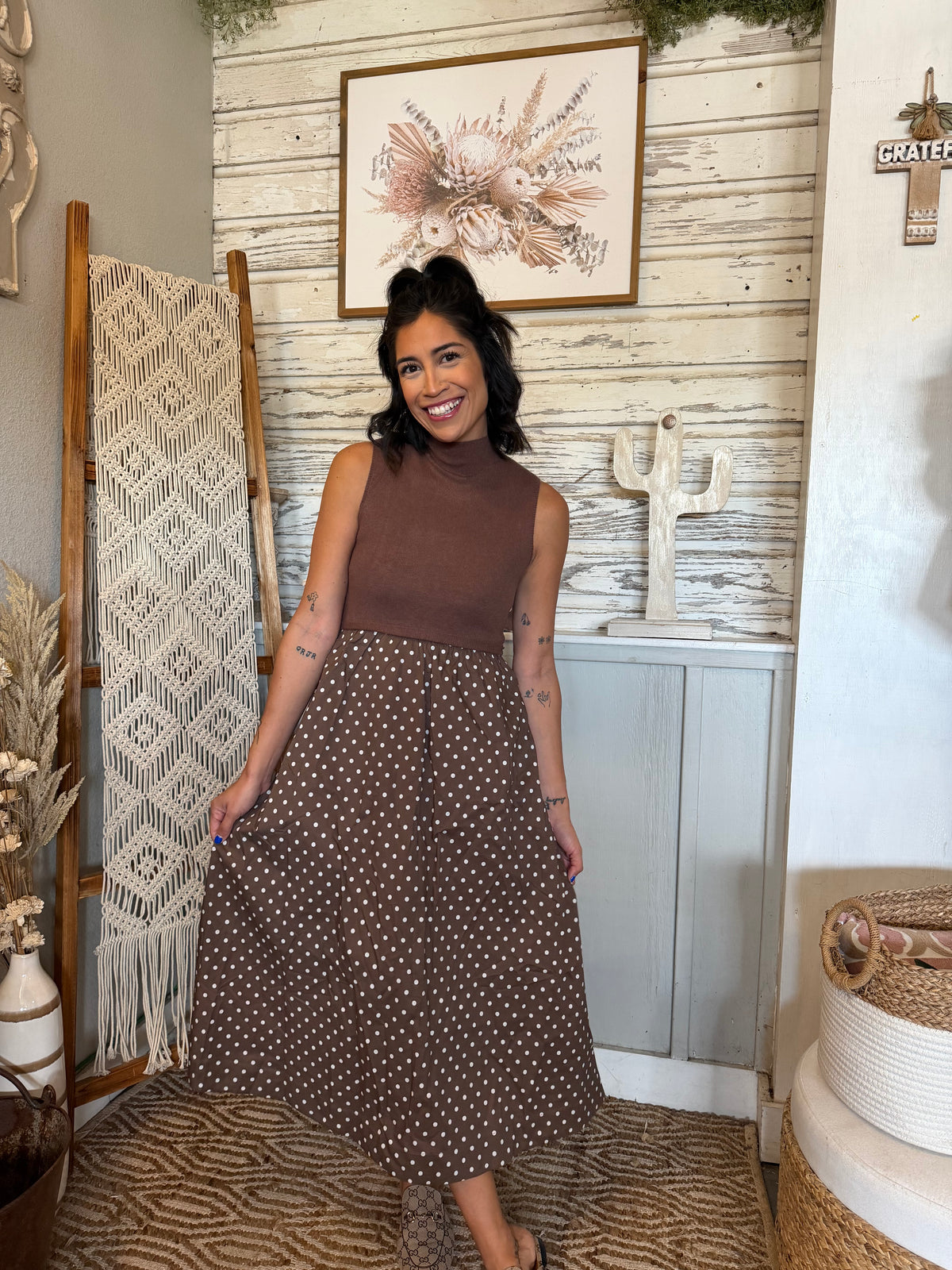 Fall in Dots Dress