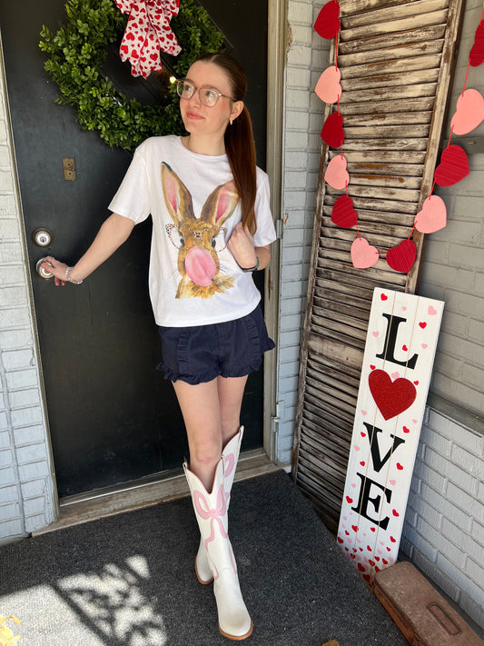 Bunny With Glasses Tee
