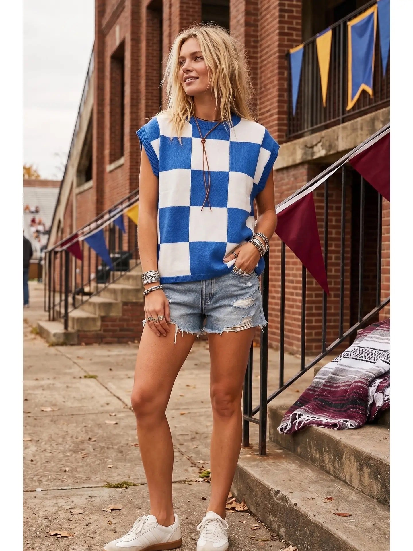 Bonnie Checkered Top