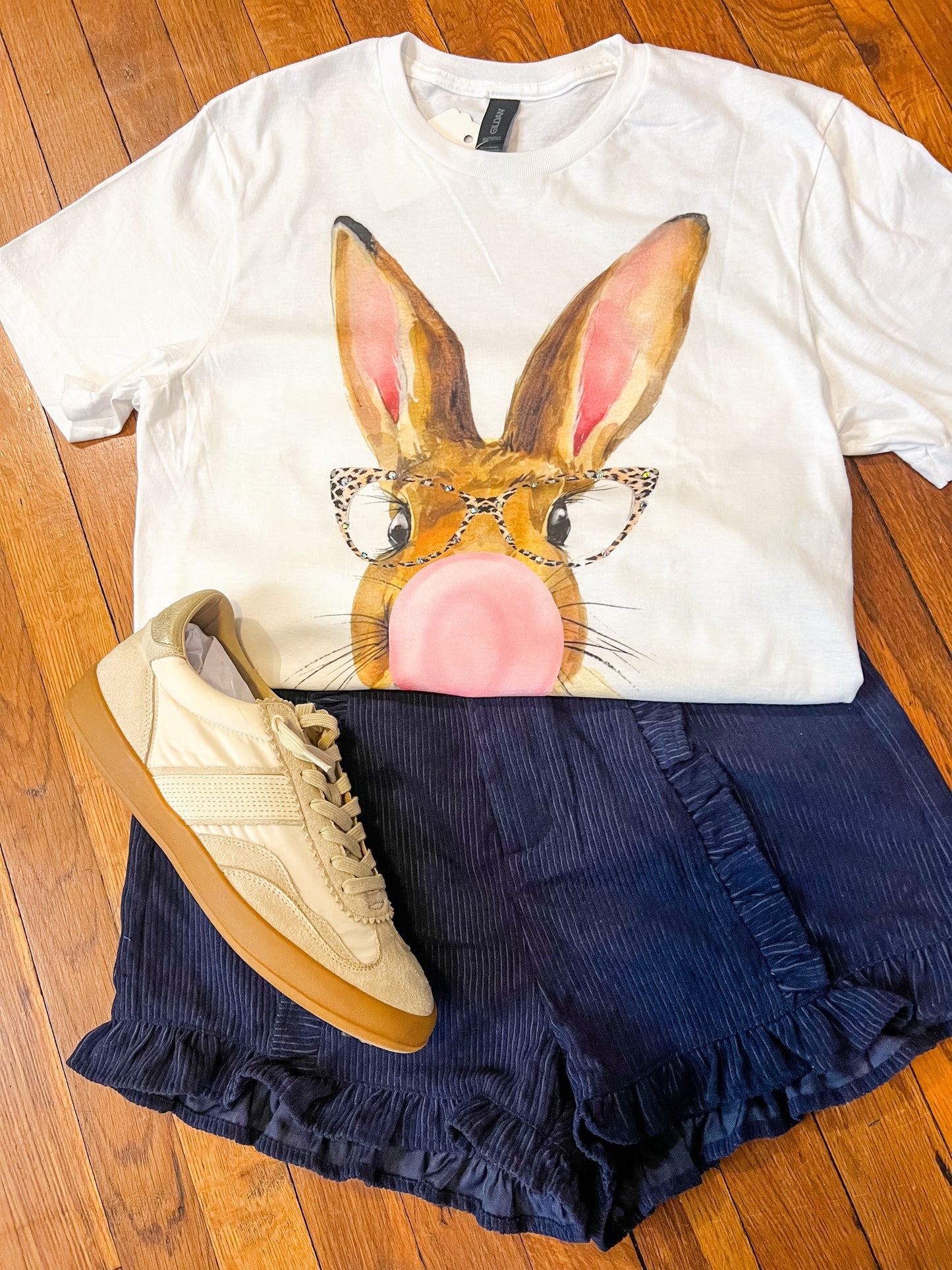 Bunny With Glasses Tee