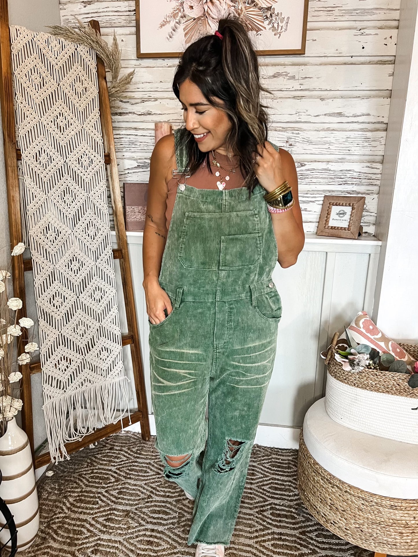 Freya Corduroy Overalls