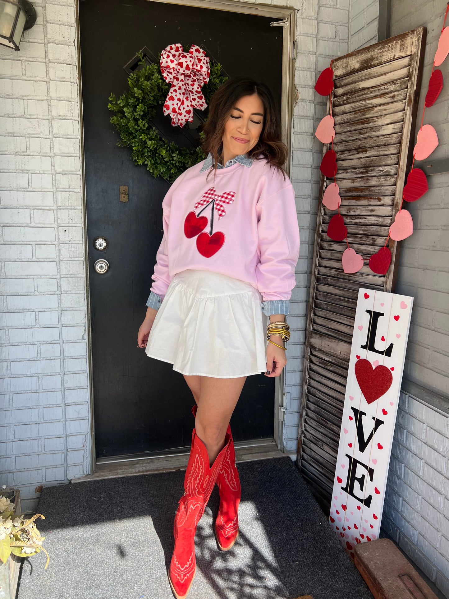 Cherry Sweetheart Sweatshirt