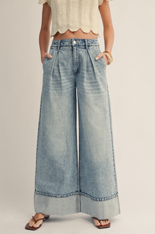 Gabriella Cuffed Jeans
