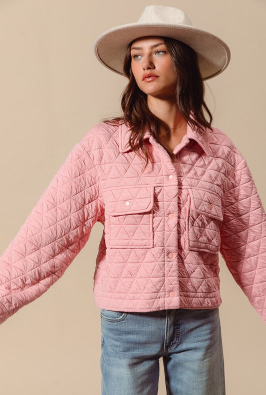 Adeline Quilted Shacket