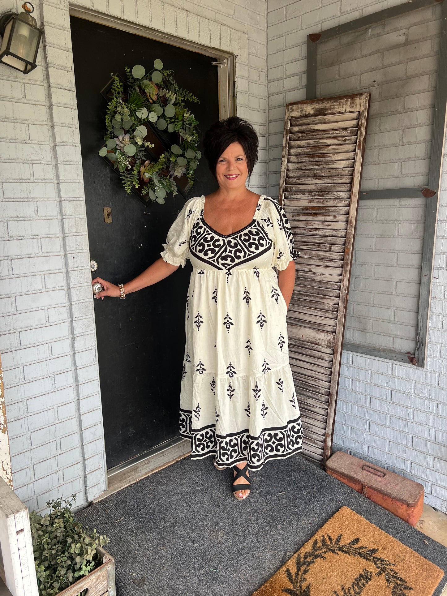 Amanda Boho Curvy Dress