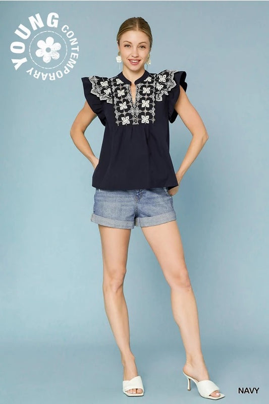 Hailey’s Embroidered Blouse