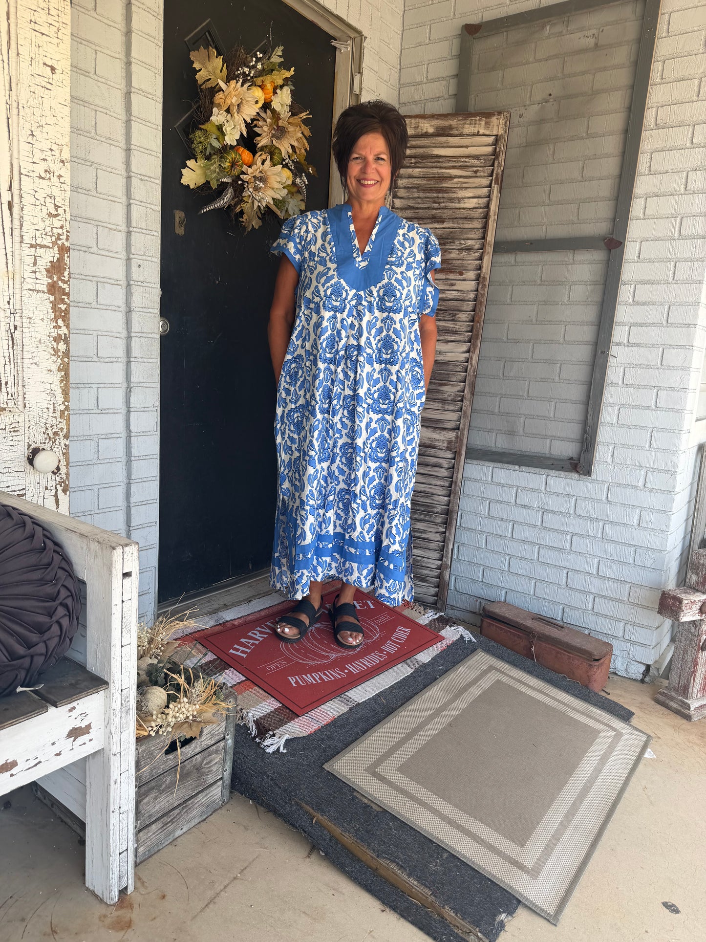 Capri Floral Maxi Dress