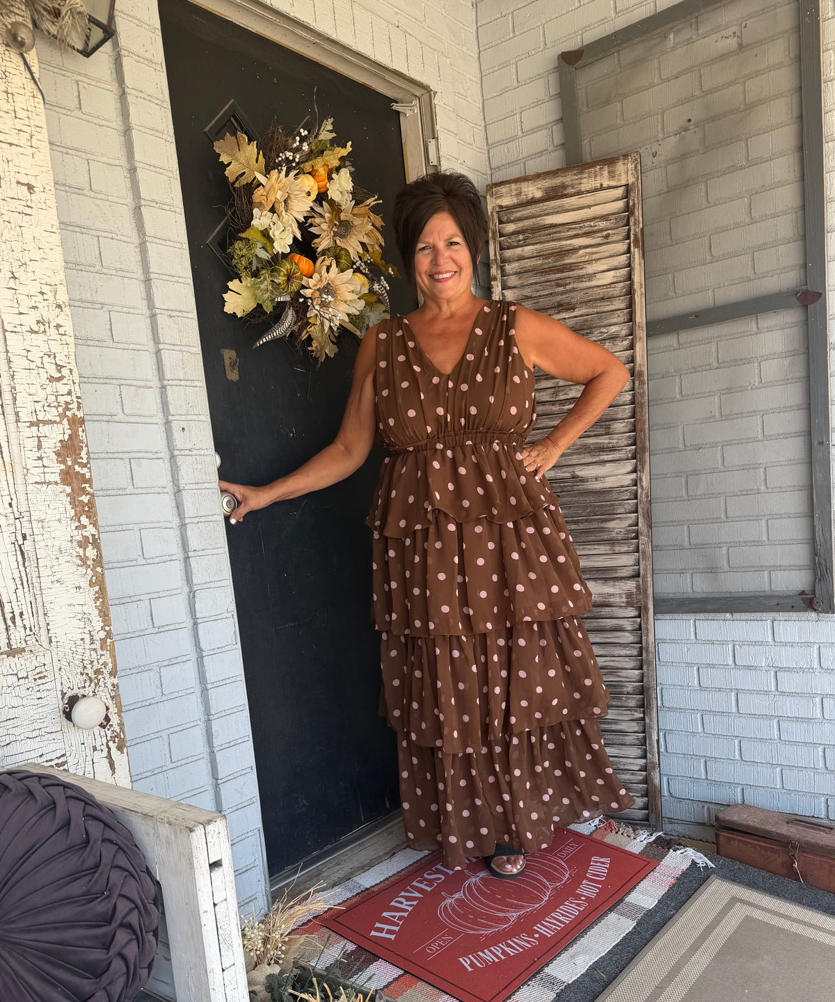 Hannah Polka Dot Dress
