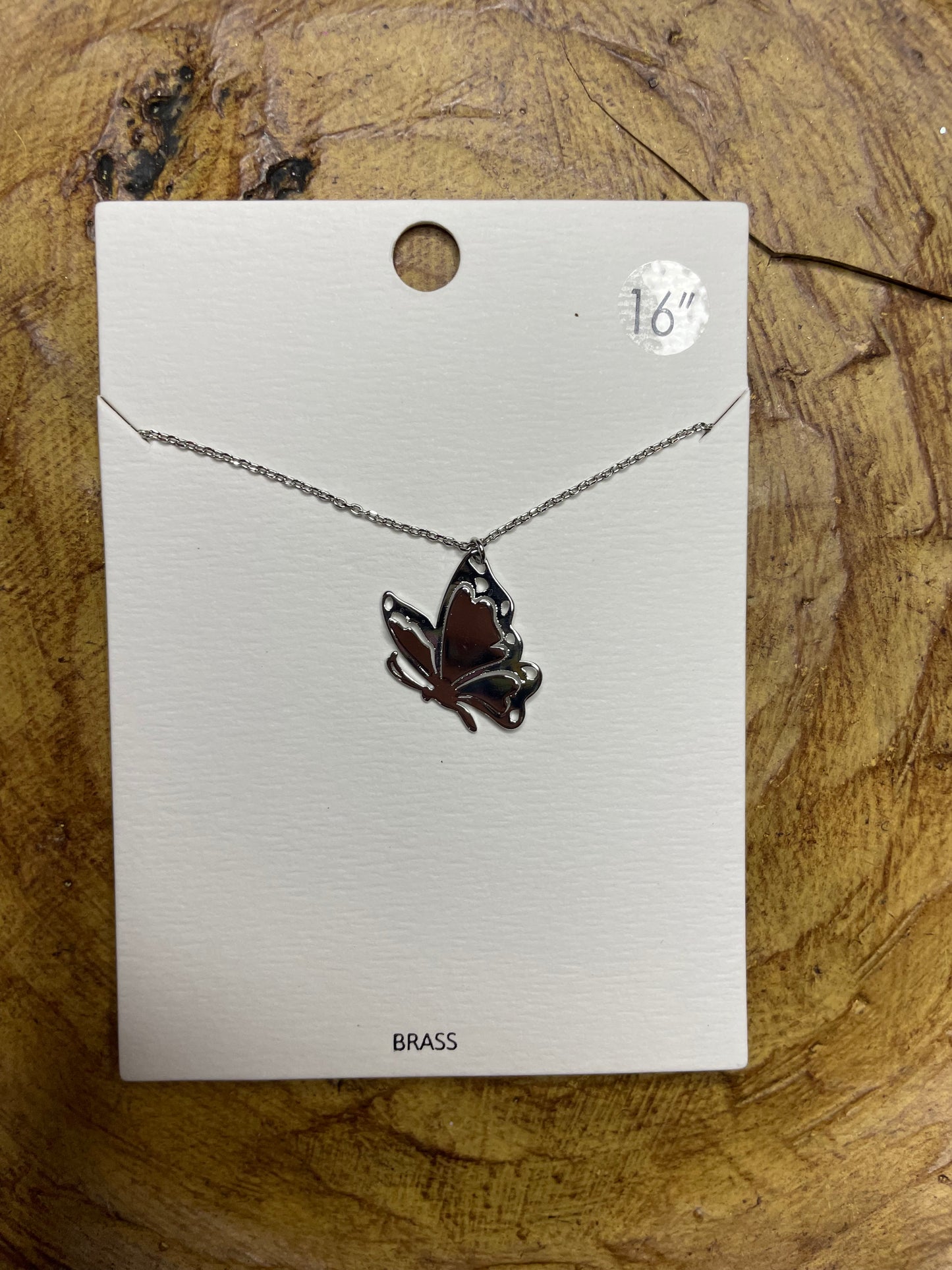 Silver Butterfly Necklace