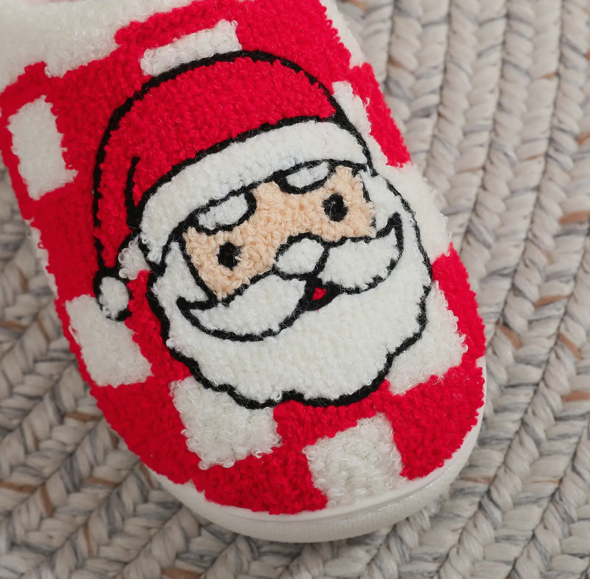 Santa Plaid Slippers