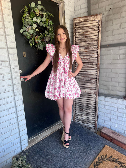 Lillie Bubble Mini Dress