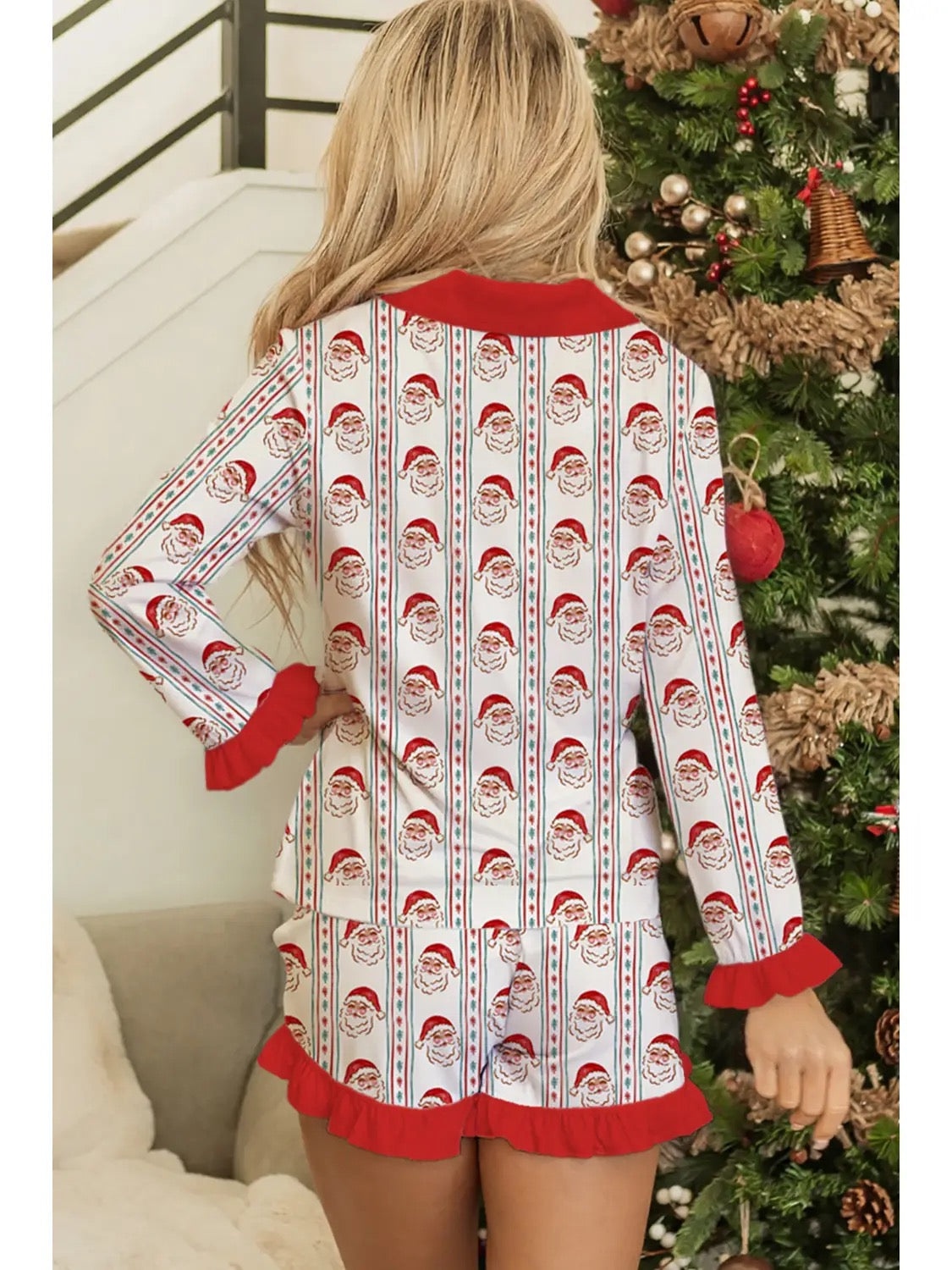 Cozy Santa Pajama Set